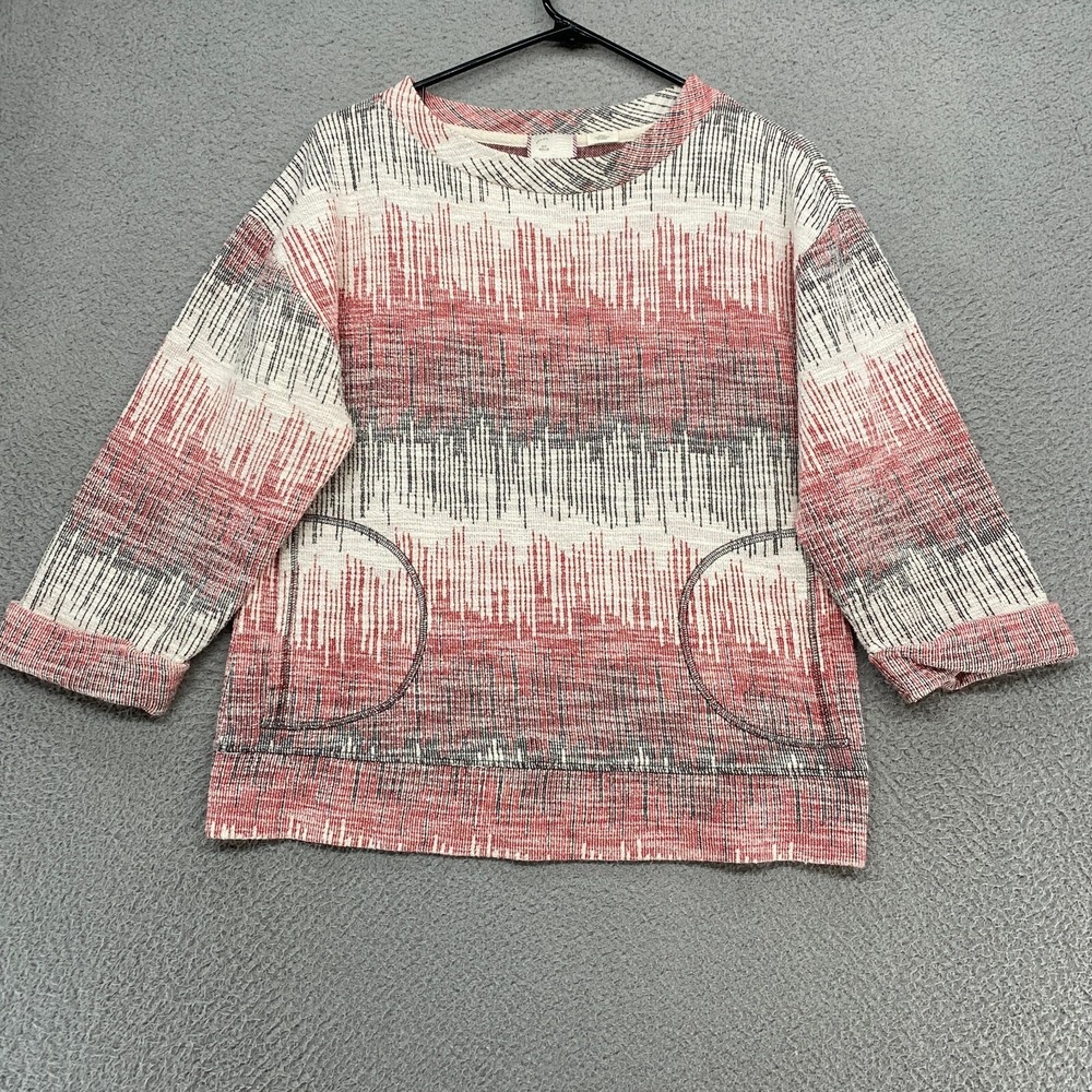 Postmark Anthropologie Top Womens Medium‎ Indie Southwestern Pockets Sweatshirt